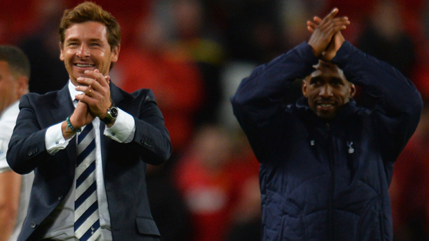 Andre Villas-Boas and Jermain Defoe